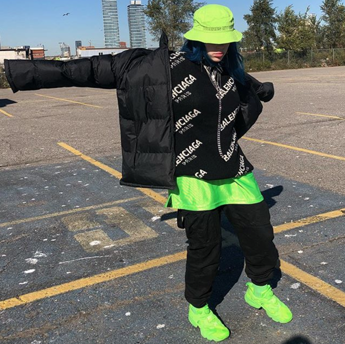 Extravagantní styl Billie Eilish