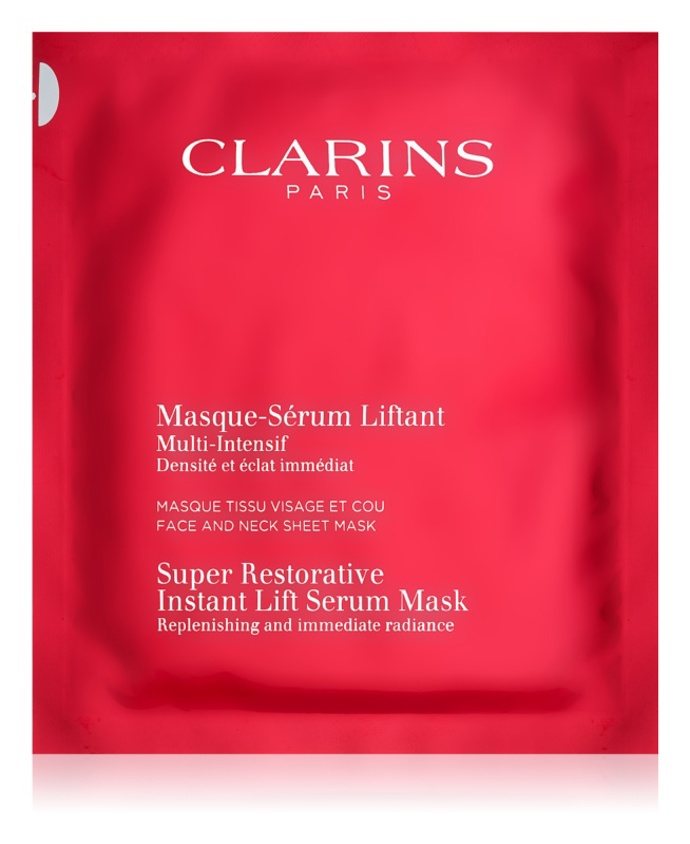 CLARINS SUPER RESTORATIVE, obnovující maska pro okamžité vyhlazení vrásek
