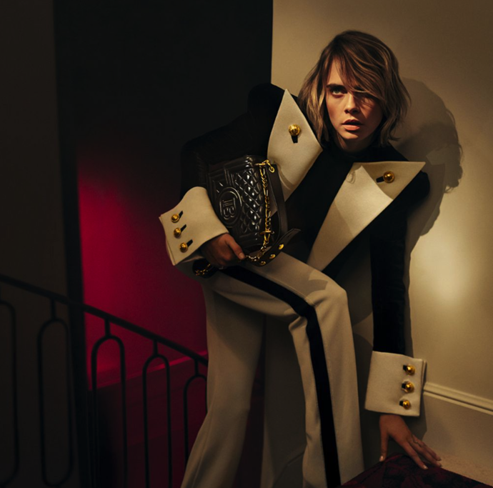 BALMAIN

Modelka: Cara Delevingne
