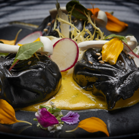 Black Shrimp Har Gow
Black Shrimp Har Gow
