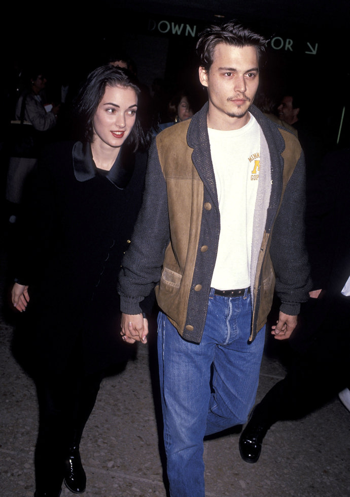 Winona Ryder a Johnny Depp
