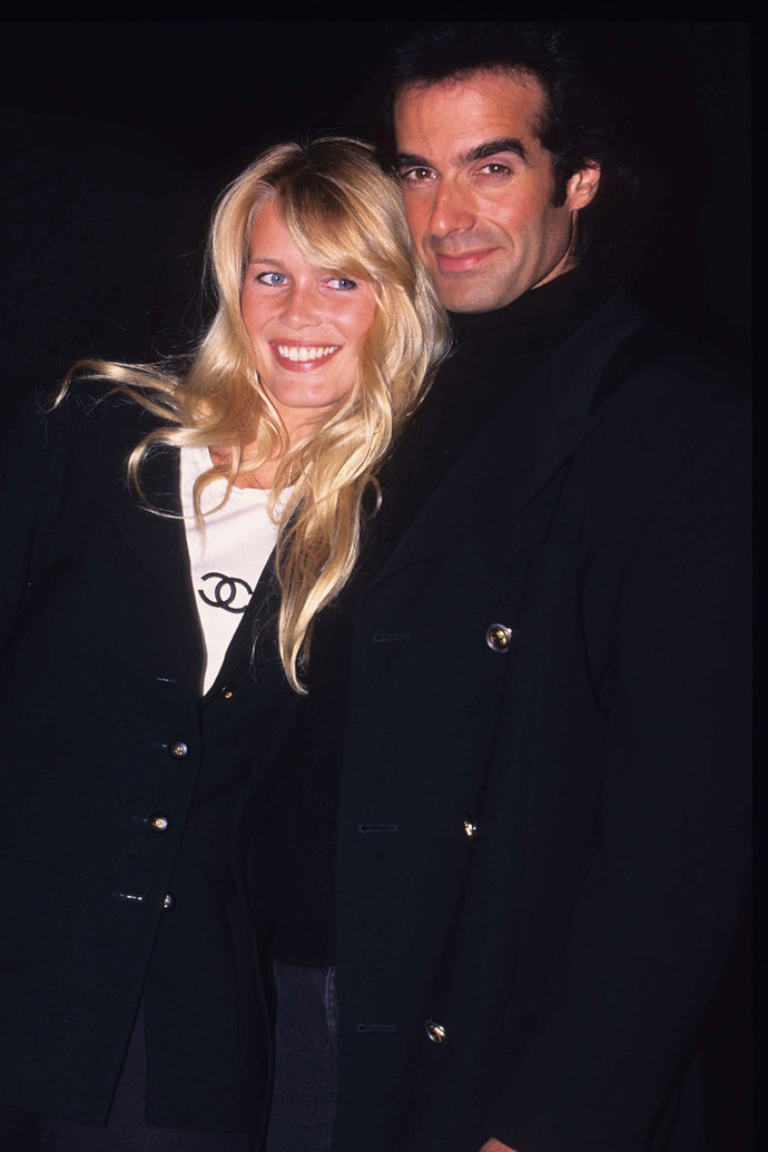 Claudia Schiffer a David Copperfield
