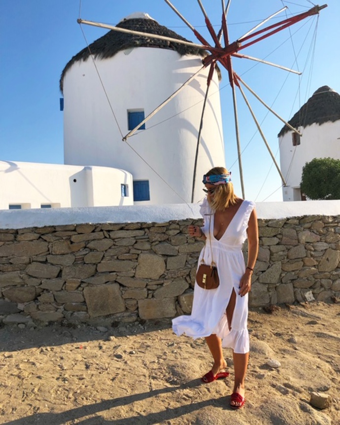 Podívejte se do galerie, jak si užila Mykonos Katherina Lambert: 