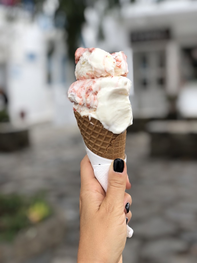 Podívejte se do galerie, jak si užila Mykonos Katherina Lambert: 