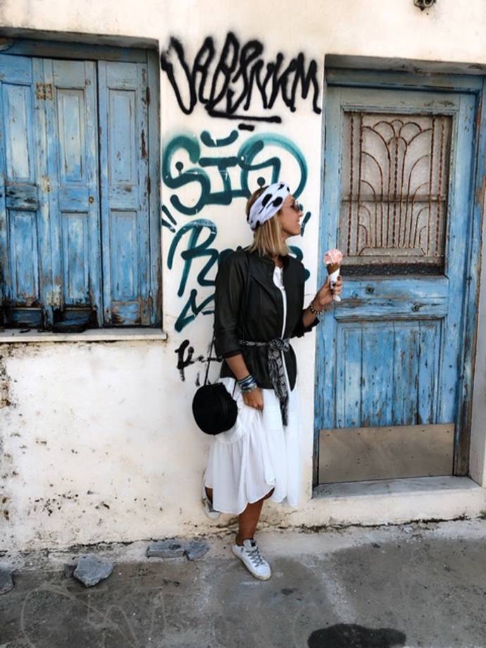 Podívejte se do galerie, jak si užila Mykonos Katherina Lambert: 