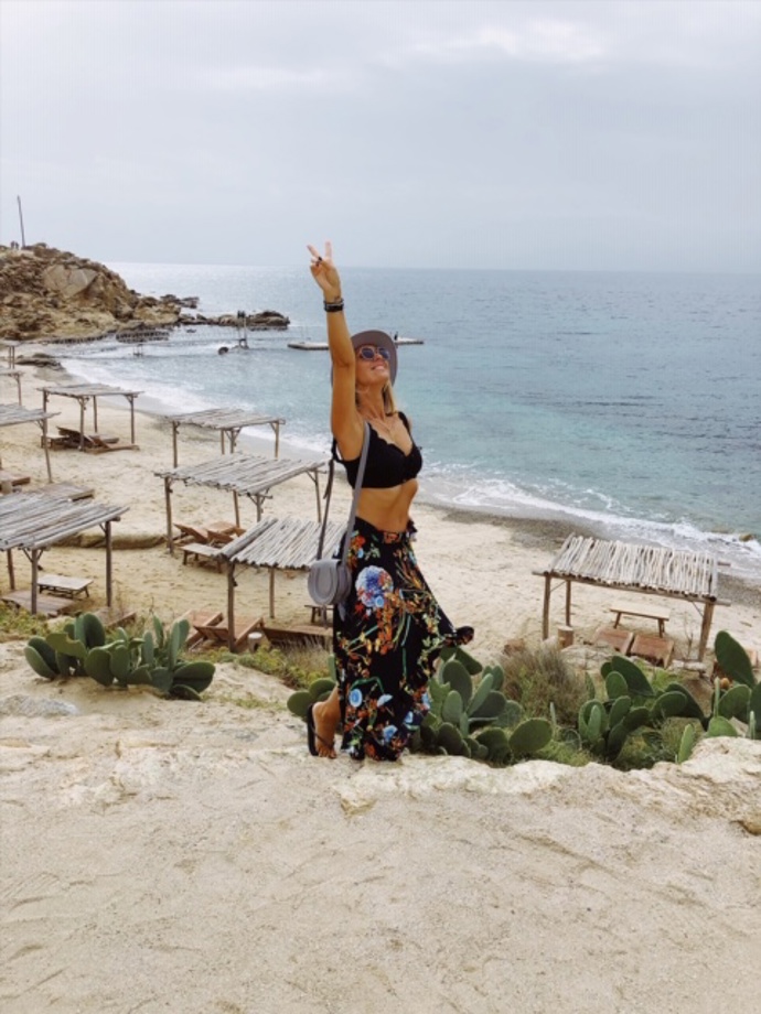 Podívejte se do galerie, jak si užila Mykonos Katherina Lambert: 