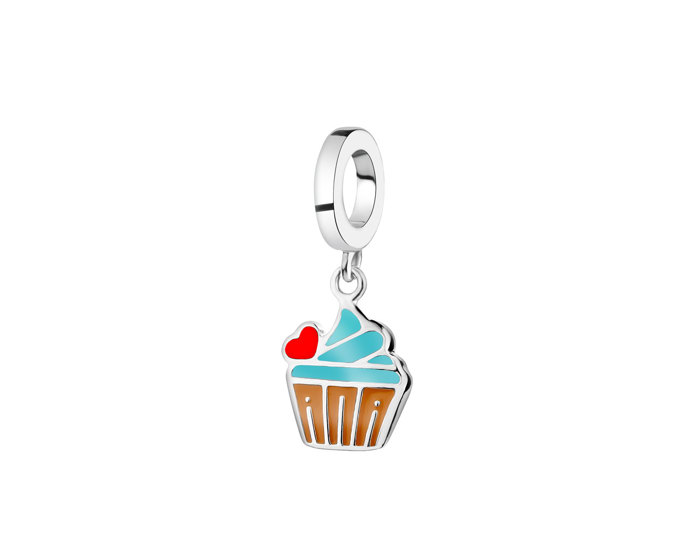 Stříbný přívěsek na náramek beads se smaltem- Muffin, Apart, 559 Kč
