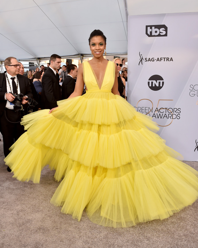 Susan Kelechi Watson

Na předávání cen SAG Awards v šatech Christian Siriano.
