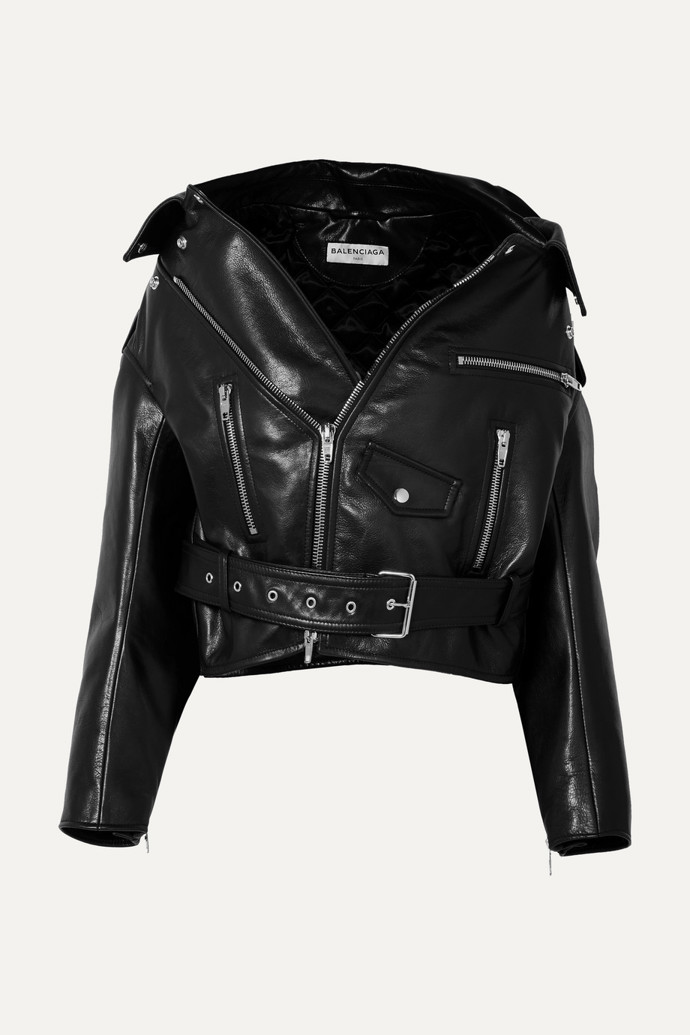 kožená bunda, Balenciaga
