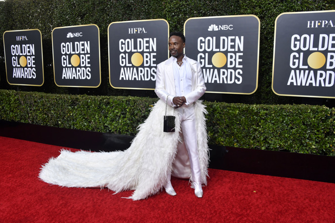 Billy Porter

Na sobě má šaty: Alex Vanish
