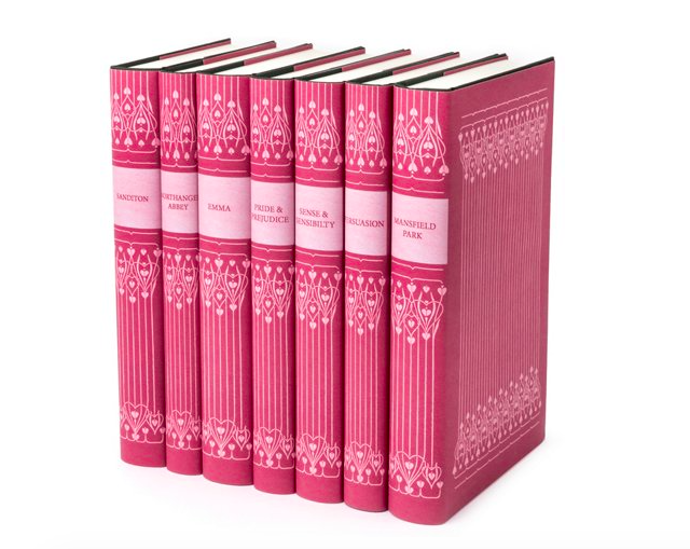 set knih, Jane Austen
