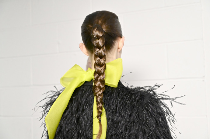 JONATHAN SIMKHAI backstage, NYFW fall/winter 2020
