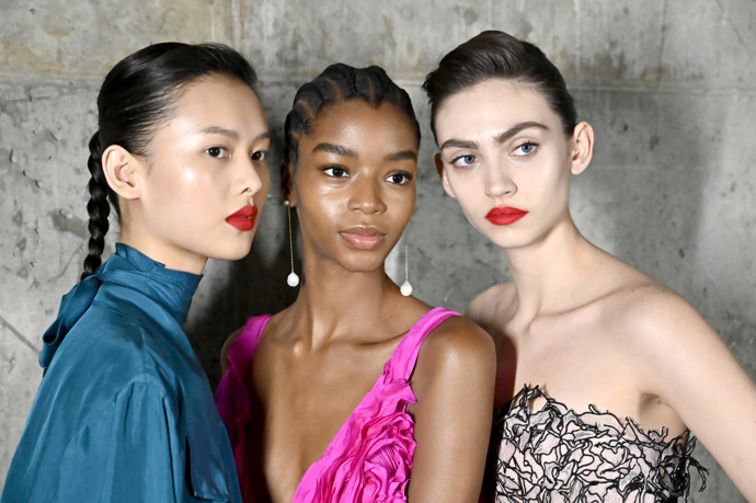 JONATHAN SIMKHAI backstage, NYFW fall/winter 2020
