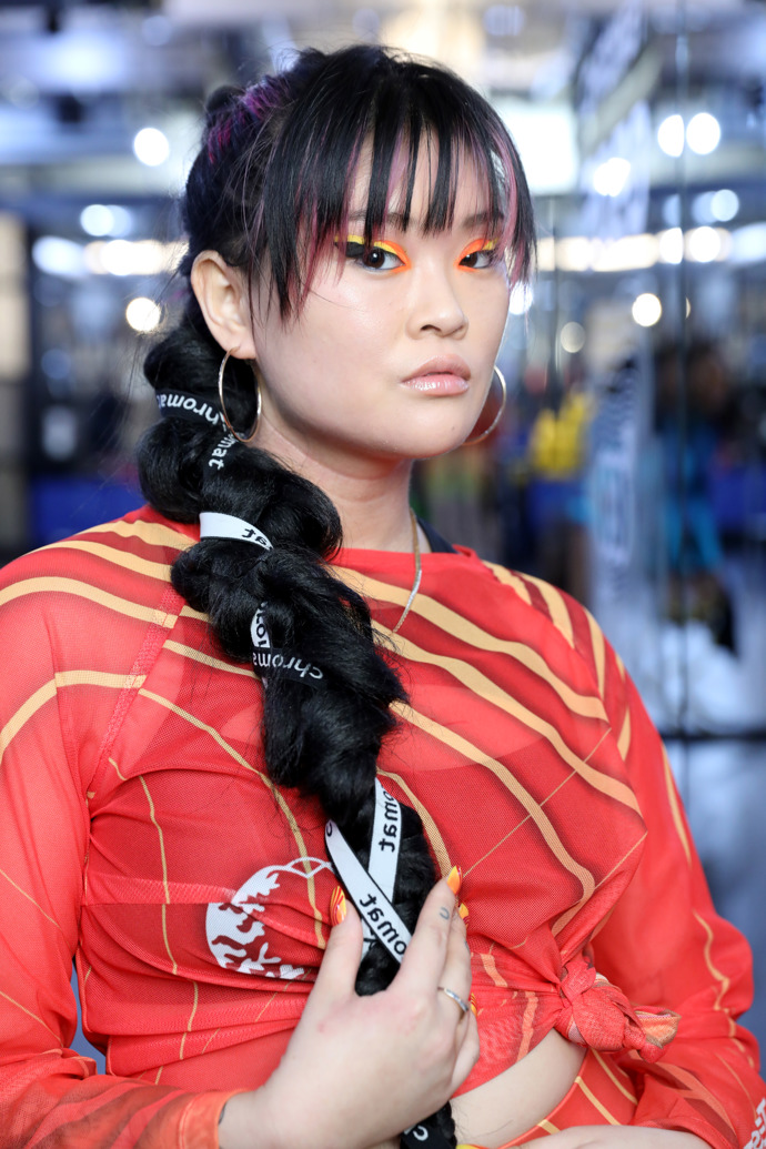 CHROMAT backstage NYFW fall/winter 2020
