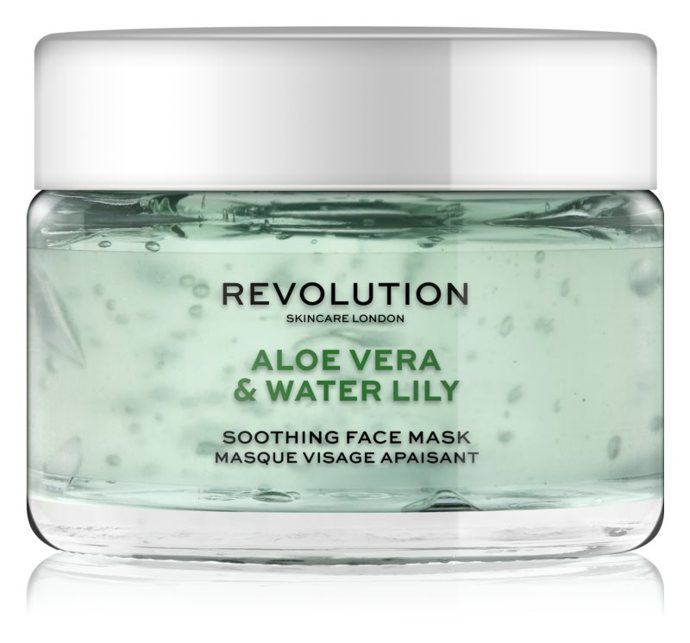zklidňující pleťová maska, Skincare Aloe Vera & Water Lily, Revolution, 259 Kč
