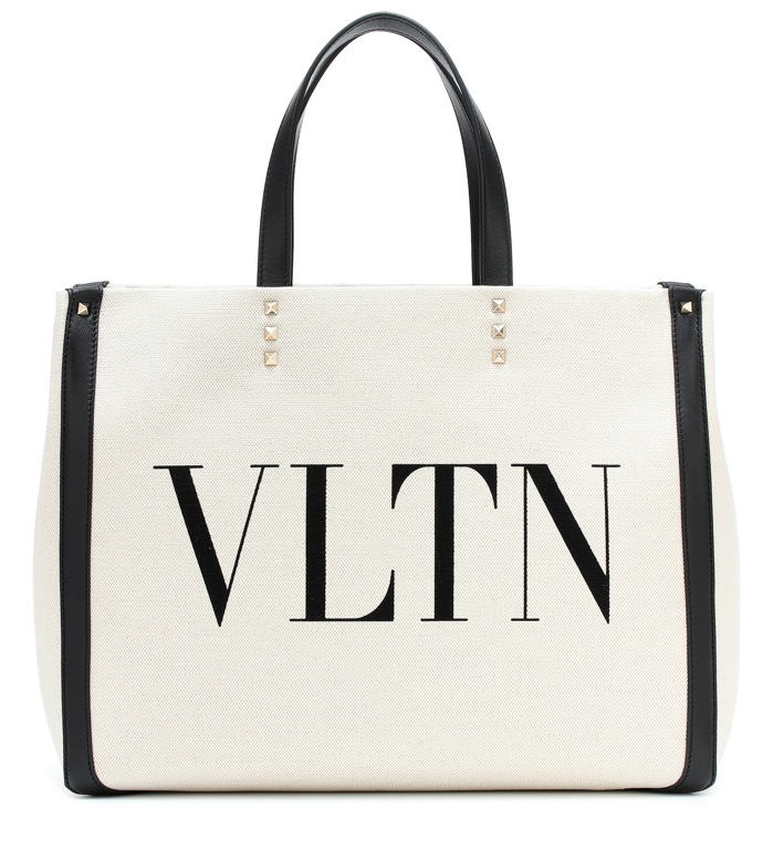 Valentino Garavani Grande Plage Medium VLTN Canvas Tote bag
