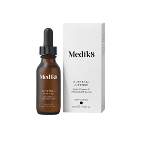 Sérum s vitamínem C pro omlazení a rozjasnění pleti, C-Tetra + Intense sérum, prodává Medaprex, 1 735 Kč

