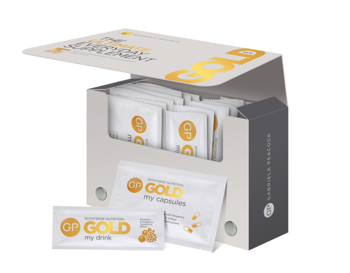 Sedmidenní řada širokospektré dávky vitamínů, GP Nutrition Gold, 890 Kč
