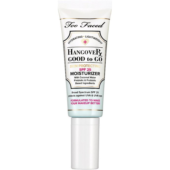 Hydratační krém SPF 25, Hangover Good to Go Skin Protecting Moisturizer, TOO FACED, prodává Sephora.cz, 890 Kč
