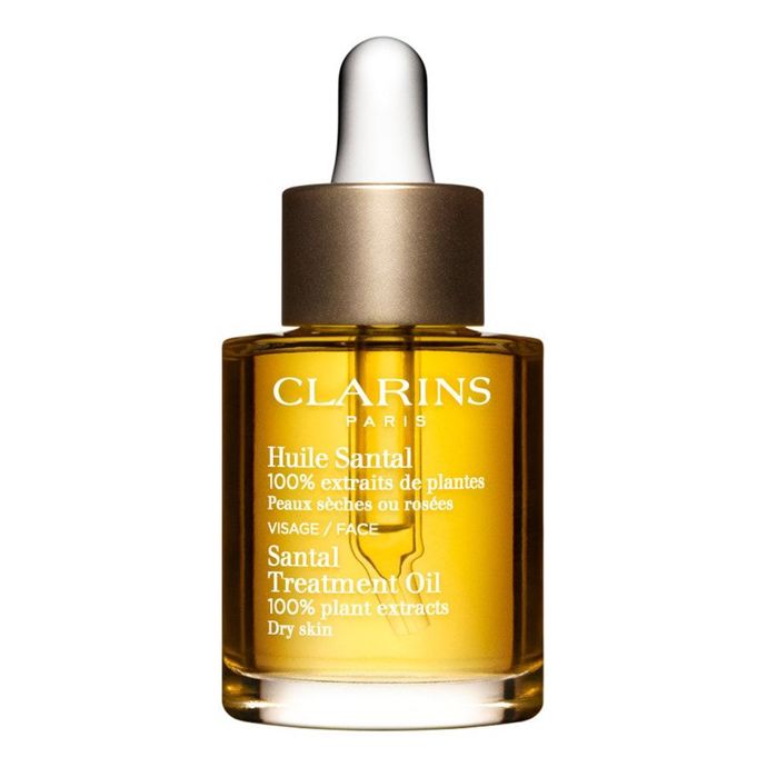 Pleťový olej, Santal Face Treatment Oil, Clarins, prodává Douglas.cz, 1085 Kč

