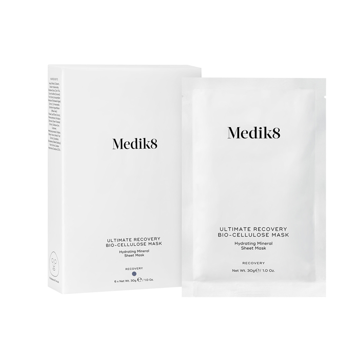 Biocelulózová maska s obsahem zinku, Ultimate Recovery Bio-Cellulose Zinc Mask (6 ks), MEDIK8, prodává Medaprex.cz, 1 700 Kč
