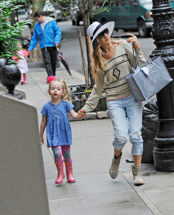 Sarah Jessica Parker, Matthew Broderick, Marion Broderick a Tabitha Hodge Broderick
