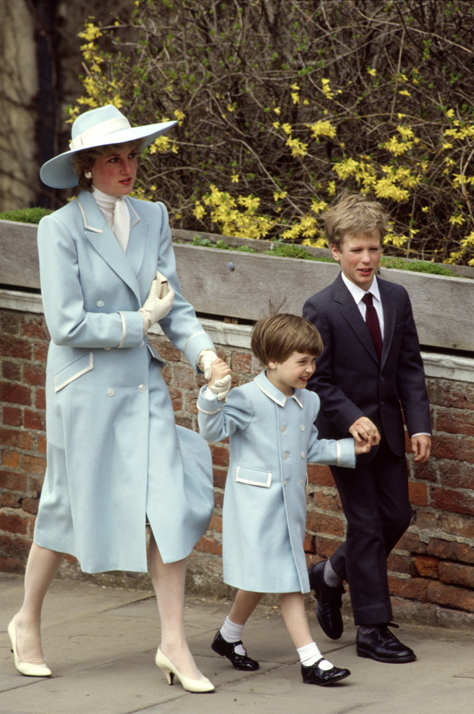 Princezna Diana and princ William
