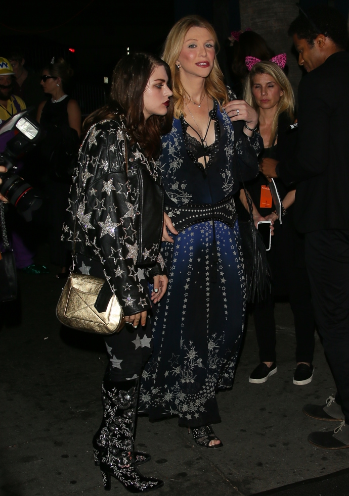 Courtney Love a Frances Bean Cobain
