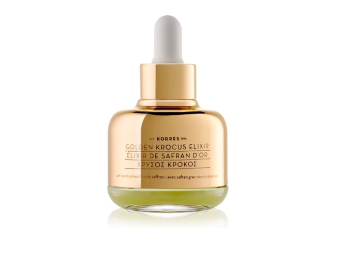  

Šafránový elixír proti stárnutí pleti, GOLDEN KROCUS Ageless Saffron Elixir Serum, KORRES, prodává Profimed.cz, 30, 2399 Kč
