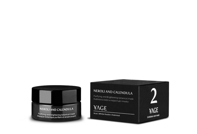 Květinová a rozjasňující maska a peeling, Neroli and Calendula, YAGE, prodává Líčirna.cz, 799 Kč
