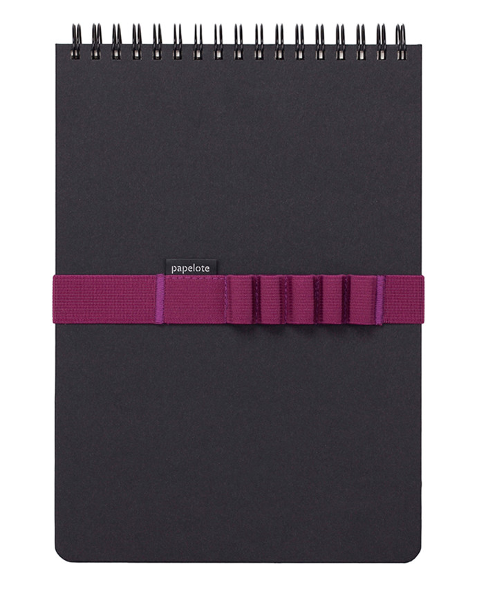 Kroužkový blok Spiral A5 - černý, Papelote, 209 Kč
