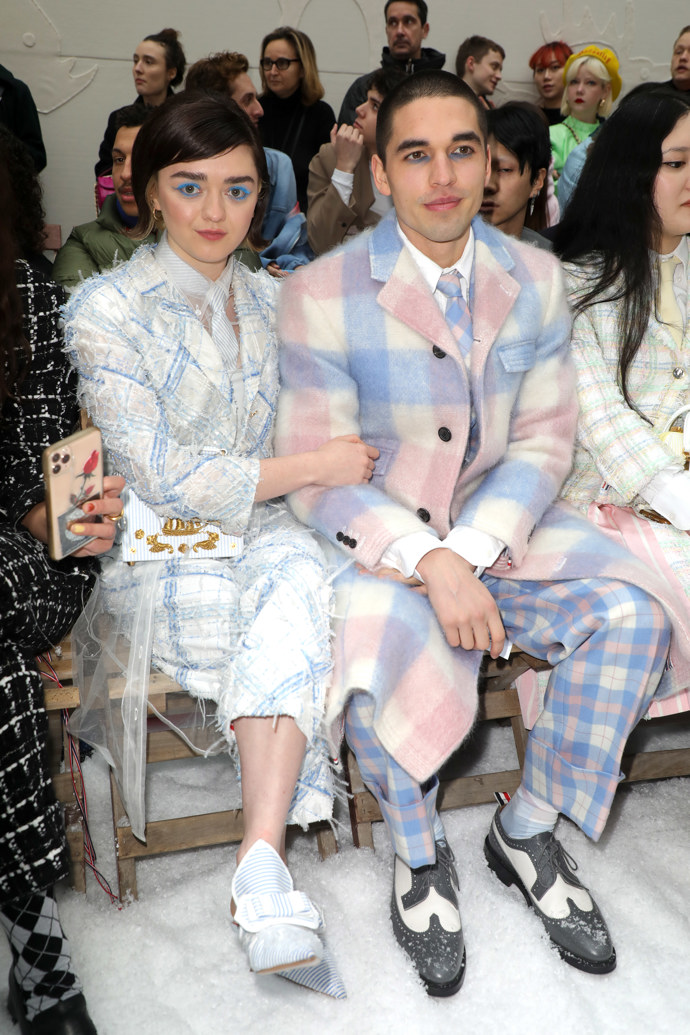 Maisie Williams a Reuben Selby 
