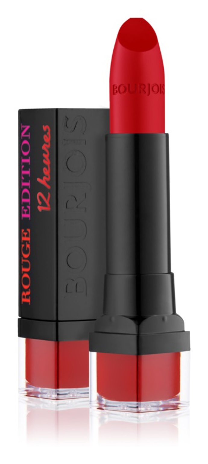 dlouhotrvající rtěnka, Bourjois Rouge Edition 12Hour, odstín Rouge Your Body, 139 Kč
