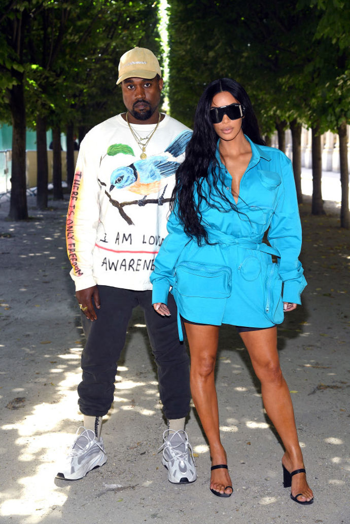 30 cool outfitů Kim Kardashian a Kanye Westa: