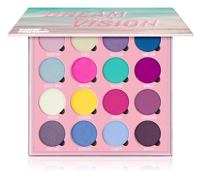 paletka očních stínů, Dream With A Vision, Makeup Obsession, 350 Kč
