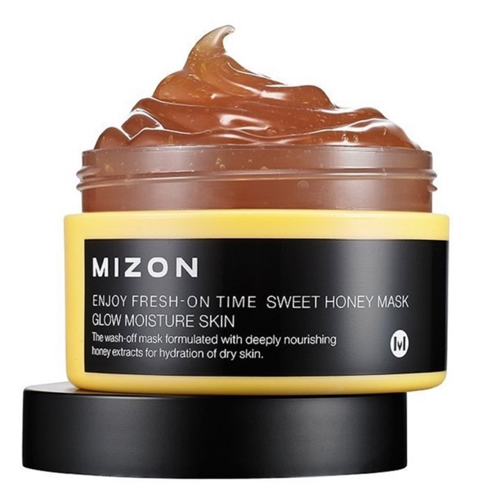 rozjasňující a hydratační maska s medem, Enjoy Fresh-On Time, Mizon, 378 Kč
