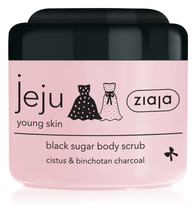 černý cukrový tělový peeling, Ziaja Jeju Young Skin, 165 Kč
černý cukrový tělový peeling, Ziaja Jeju Young Skin, 165 Kč