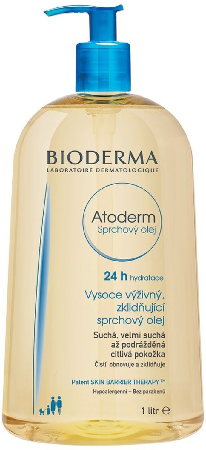 BIODERMA Atoderm sprchový olej, 499 Kč.
