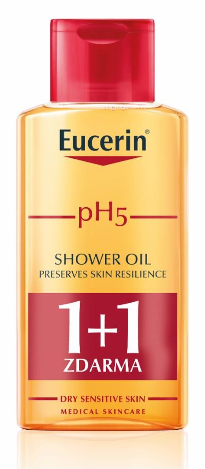 EUCERIN pH5 Relipidační sprchový olej, 239 Kč.
