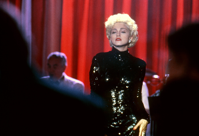 Madonna jako Breathless Mahoney ve filmu Dick Tracy. 

Foto: Getty Images
