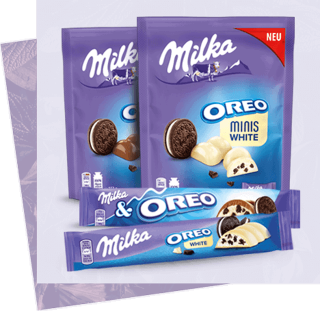 Spojení křupavých kousků Oreo sušenek, nadýchané vanilkové náplně a nejjemnější alpské čokolády Milka je pro opravdové požitkáře. Vychutnejte si letní počasí a dopřejte si tradiční kombinaci v podobě Milka Oreo 37 g. Vyzkoušet můžete také novinku Milka Oreo White 41 g, která potěší všechny milovníky bílé čokolády. Balíček několika malých tyčinek je ideálním parťákem na výlet, a proto by rozhodně neměl chybět ve vašem batohu. Vybírat můžete mezi novinkou Milka Oreo Minis White 153 g s lahodnou bílou čokoládou nebo osvědčenou klasikou Milka Oreo Minis 153 g. Křupavé kousky Oreo sušenek spolu s nejjemnější čokoládou Milka poslouží jako svačinka na cesty a nejlépe chutná s přáteli.
Díky dobrotám Milka Oreo tak můžete udělat svůj dobrý skutek.

www.milka.cz
