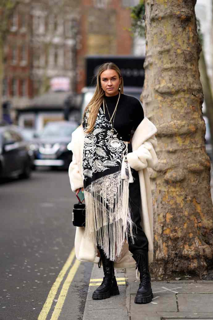 Street Style z London Fashion Week, Únor 2020

