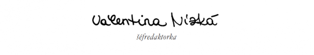Valentina Nízká podpis Valentina Nízká podpis