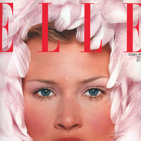 Daniela Peštová na obálce české Elle v dubnu 1994
