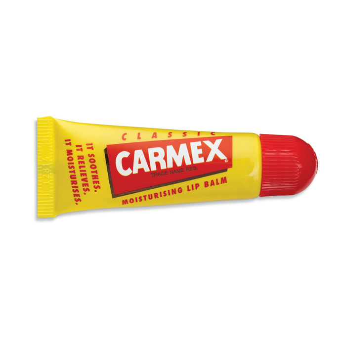 Zklidňující balzám na popraskané rty, Original Tube, Carmex, 99 Kč, fann.cz
