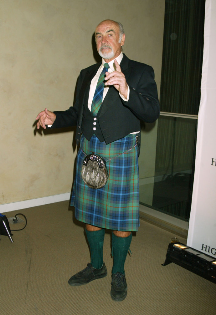 Edinburský rodák, herec Sean Connery, na akci Benefit the Friends of Scotland. | New York, 2004

