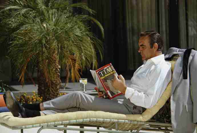 Sean Connery při natáčení bondovky Diamanty jsou věčné / Diamonds Are Forever | květen 1971
