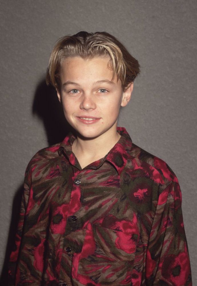 Mladý Leonardo DiCaprio.
