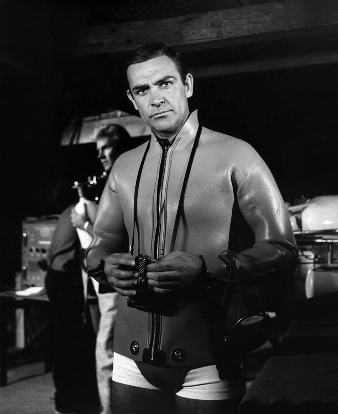 Sean Connery jako James Bond ve filmu Thunderball | 1965
