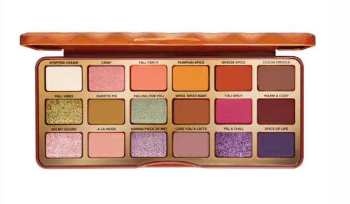 Too Faced, Pumpkin Spice Palette, 1 400 Kč.
